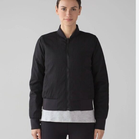 Lululemon Reversible Non-Stop Bomber Black - Picture 2 of 14